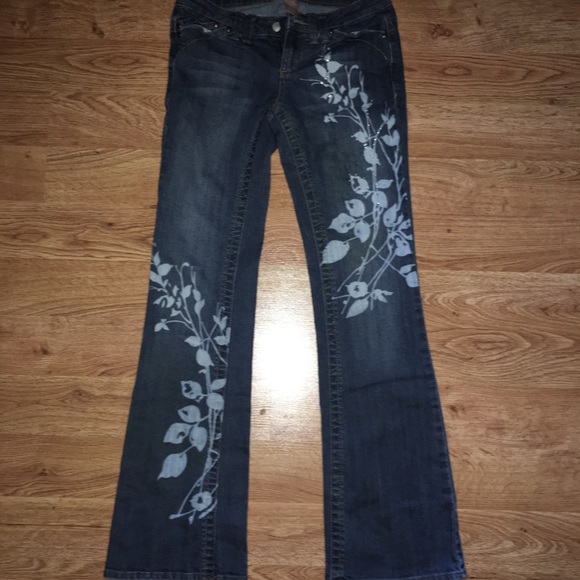 Candie's Denim - Candies Flares Stretch Bootcut Jeans 3 Gems Bling